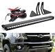 150w 30 Led Light Bar Withbumper Bracket Wiring For 15+ Gmc Canyon Chevy Colorado
