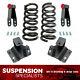 2/4 Drop Lowering Kit W Coil Springs For 1999-2007 Chevy Silverado 1500 V8 2wd