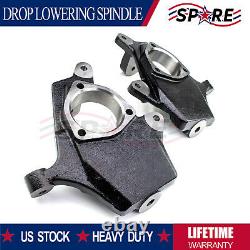 2 Drop Lowering Spindles Kit Fits Chevy GMC Silverado Sierra 1500 2WD 4WD 99-06