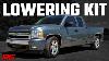 2007 2014 Chevrolet Silverado And Gmc Sierra 1500 2wd 2 Front 4 Rear Lowering Kit By Rough Country