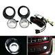 20w Cree Led Halo Ring Drl/fog Lights With Bezels Wiring For 2010-13 Chevy Camaro