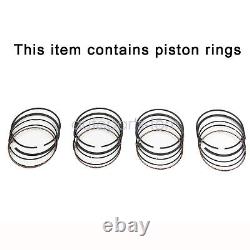 4 x Pistons & Rings Kit Fits For Buick Chevrolet GMC Pontiac Saturn 2.4L