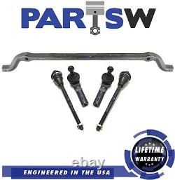 5 Pc Steering Kit for Chevrolet GMC Cadillac, Inner & Outer Tie Rod, Center Link