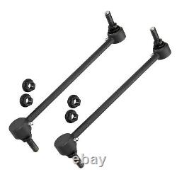 8pc Front Lower Control Arms Ball Joints Tie Rod Ends Sway Bars for Chevy Malibu