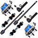 8pc Front Wheel Hub And Bearing Tie Rod End Kit Fits Chevrolet Chevy Buick Fwd