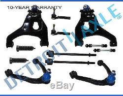 99-06 Chevy Silverado 1500 2WD Upper Lower Control Arm Ball Joint Tierod 12p Kit