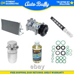 A/C Condenser, Compressor, Drier, Seal, Orif Tube & Oil Kit Fits Chevrolet C1500