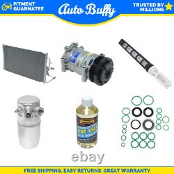 A/C Condenser, Compressor, Drier, Seal, Tube & Oils Kit Fits Chevrolet C1500