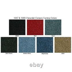 ACC 1967-1969 Fits Chevy Camaro Loop Carpet Kit, Black