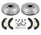 Ap Rear Drums Brake Shoes Spring Kit Chevrolet Fits For 07-2011 Aveo Aveo5