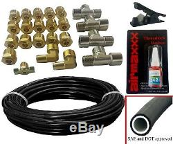 Air Ride Kit For 58-64 Chevy Impala Valves 7 Switch 580 Chr Air Compressors Tank