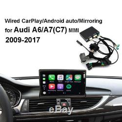 Apple&Android Auto Mirroring CarPlay Decoder Kit Fit For Audi A6 A7 C7 MMI