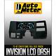 Autometer Direct Fit Lcd Digital Dash Kit Invision For 1973-1987 Gm Trucks Suvs