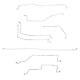 Brake Line Kit Fits Chevrolet Silverado 1500 05-07 4wd Longbed Regcab-cbk0076om