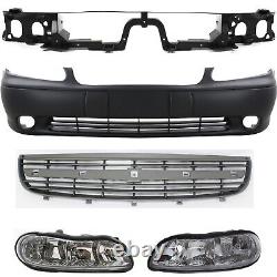 Bumper Cover Kit For 2000-2003 Chevrolet Malibu and Classic Base LS 5pc