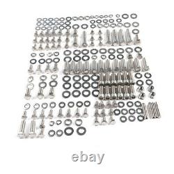 Engine Bolts Kit Stainless Small Block 265 283 305 327 350 Hex fit for SBC Chevy