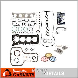 Engine Re-Ring Kit Fits 99-08 Chevrolet Toyota Celica Corolla 1ZZFE