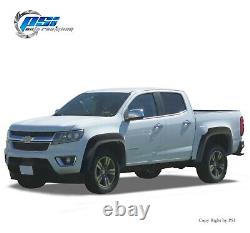 Extension Textured Fender Flares Fits Chevrolet Colorado 15-21 5'1 Bed Only