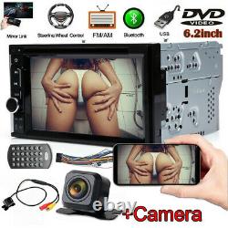 Fit 2005-15 FORD F150/250/350/450/550 2DIN DVD AUX BLUETOOTH RADIO STEREO+CAMERA