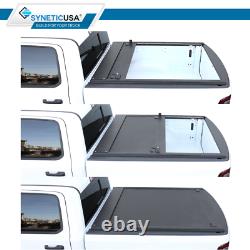 Fit 2014-2018 Silverado/Sierra 6.5ft Bed Aluminum Retractable Hard Tonneau Cover
