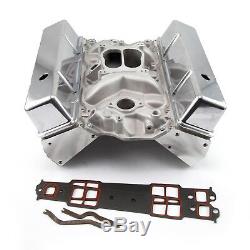 Fit Chevy SBC 350 Straight Plug Hyd FT Cylinder Head Top End Engine Combo Kit