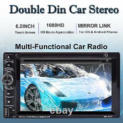 Fit Honda Odyssey 6.2 In Dash Car Stereo DVD Player Mirror Link Rearview Camera