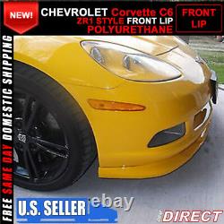Fits 05-13 Chevy Corvette C6 Base Front Bumper Lip Splitter Spoiler Kit PU
