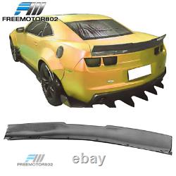 Fits 10-13 Chevy Camaro Duckbill Carbon Fiber Print Rear Trunk Spoiler Wing