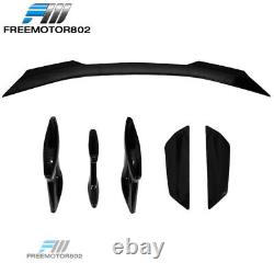 Fits 16-20 Chevy Camaro ZL1 1LE Style Glossy Black Trunk Spoiler ABS