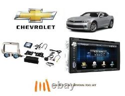 Fits Chevrolet Camaro 2010-2015 DOUBLE DIN CAR STEREO KIT TOUCHSCREEN BLUETOOTH