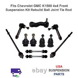 Fits Chevrolet GMC K1500 4x4 Front Suspension Kit Rebuild Ball Joint