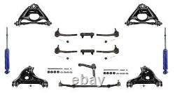 Fits For 80-96 Chevrolet Caprice Control Arms Center Link Tie Rods 16Pc Kit