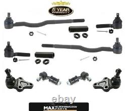 Fits For 89-98 Tracker Inner Outer Tie Rods Ball Joints Sway Bar Links 10Pc Kit