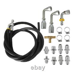 For 67 72 Chevy Truck Steering Hose Hookup Fittings Kit For Hydroboost Hydraulic