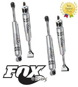 Fox 2.0 Shocks Front/Rear fits 2-3 Leveling Kits for 2001-2010 GM 2500HD 3500