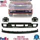 Front Bumper Lower Valance Kit With Fog Lights For 2004-2012 Gmc /chevy Colorado