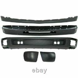 Front Bumper Primed Steel Face Kit For 2007-2013 Chevy Silverado 1500 Series