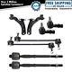 Front Control Arms Tie Rods & Links Kit Fits 2013-2015 Chevrolet Spark