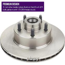 Front Disc Brake Kit, GM Mid-size to 1949-54 Fits Chevy Spindle, 5 on 4-1/2