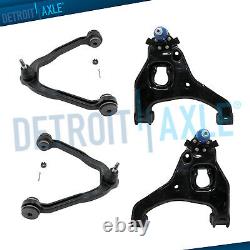 Front Upper & Lower Control Arms Kit for 1999-2006 GMC Sierra Silverado 1500 2WD