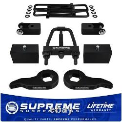 Full 3 Lift Kit For 1999-2007 Chevy Silverado 1500 Shock Ext + Torsion Tool 4WD
