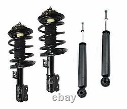 Full Set 2 Front Complete Struts With Springs Mounts + 2 Rear Shocks Fit Aveo