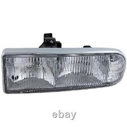 Grille Headlight and Turn Signal Kit For 1998-2004 Chevy S10 / 1998-05 Blazer