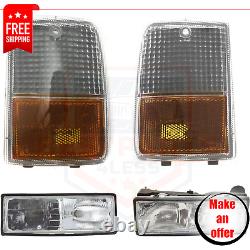 Headlight and Corner Lights Kit 4 pc for 87-90 Chevrolet Caprice Base, Classic