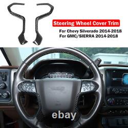 Interior Accessories Cover Trim Kit For Chevy Silverado GMC Sierra 10-17 Carbon