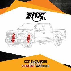 Kit 2 Fox 0-1 Lift Front Shocks fits Chevrolet Suburban 2500 2000-13
