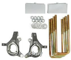 Lift Kit 3/3 Fits 99-06 Silverado 1500 2wd Suspension Spindles Aluminum Blocks