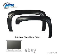 OE Style Paintable Fender Flares Fits Chevrolet Silverado 1500 07-13 5'8 Only