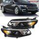 Projector Headlight Kits Fit For 2016-2018 Chevy Malibu Black Housing Left&right