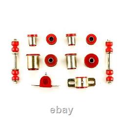 Red Poly Front Suspension Bushings Set Fits 1974 1979 Chevrolet Full Size